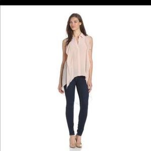 NEW BCBGMAXAZRIA SILK BLOUSE / SIZE L
